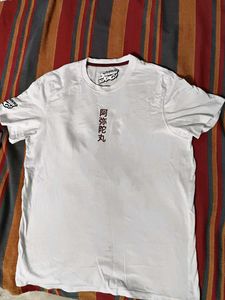 shaman king collaboration White Graphic Tee