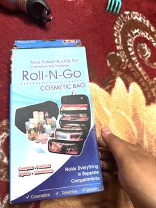 Roll N Go Travel Kit For Cosmetic And Toileterie
