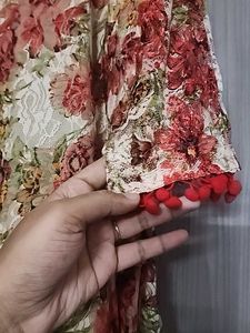 Net A Line Kurti