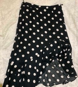 Cute Polka Dot Midi Skirt