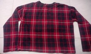 Cozy Plaid Long Sleeve Top