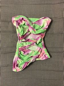 Strapless Tie-Dye top