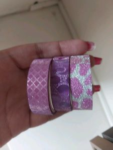 Sparkly Purple Washi Tape Set