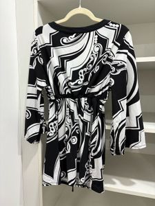 Baroque Print Mini Dress