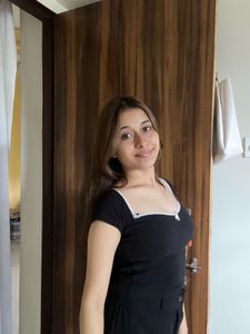 Chic Black Square Neck Top