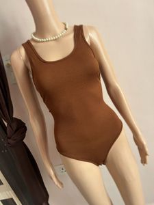 Brown Bodysuit 32/33 bust