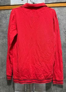 Red Baseball Long Sleeve Shirt