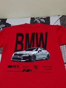 red oversized tshirt