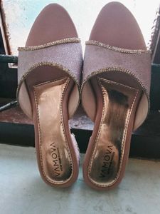 Sparkling Block Heel Sandals