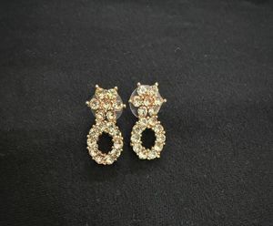 Sparkling Gemstone Drop Earrings