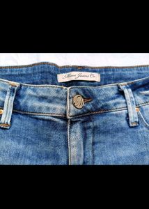 Distressed Denim Shorts