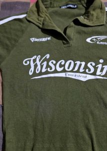 Green Wisconsin Polo T-Shirt