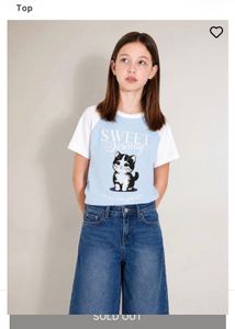 Westside Cute Cat Graphic T-Shirt
