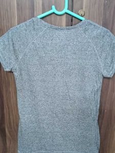 Grey Heather V-Neck T-Shirt