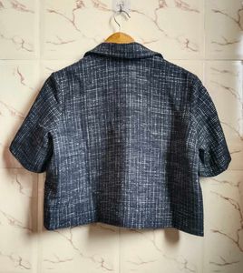 Women's Tweed Cropped Blazer