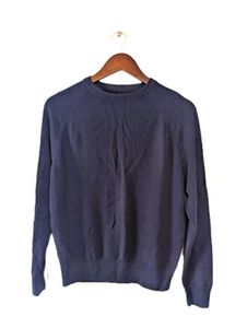 Navy Blue Crew Neck Sweater