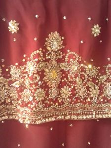 Exquisite Embellished Red Salwar Kameez Dupatta Se