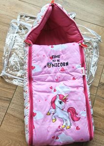 Cute Pink Heart Baby Sleeping Bag