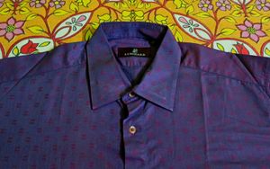 Purple Patterned Shirt