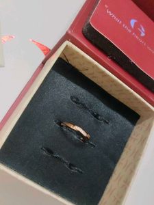Rose Gold Diamond Ring 925 silver