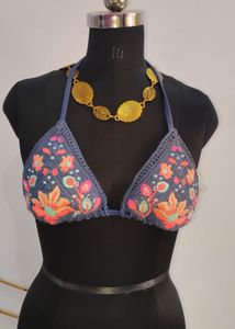 Boho Crochet Bikini Top