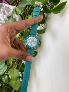 Fastrack Watch - Turquoise Band