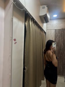 Sleek Black Slip Dress