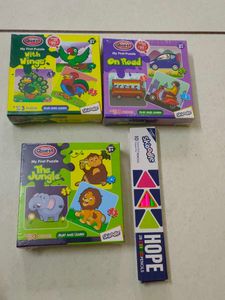 Quest Puzzles & Skoodle Pencils Set