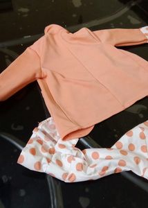Girls Frock With Over Coat