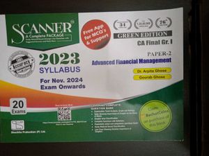 Scanner Book CA Final G1 P2 AFM 2023
