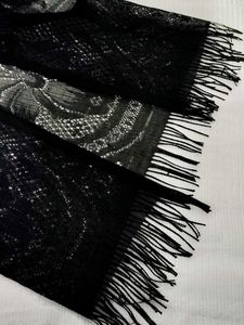 Black Fringe Knit Cover-Up 💝