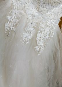 Barbie White Full Flare Gown