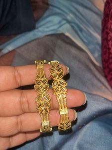 Elegant Gold-Plated Bangles