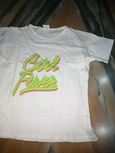White TshirtTop, No Flaws,Used 5/6 Times