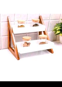 Wooden Countertop Spice Rack