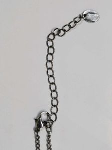 Silver Boombox Heart Necklace