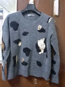Stylish Gray Sweater