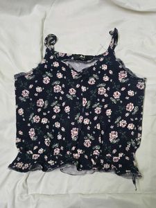 Cute Floral Print Cami Top