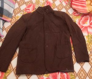 brown school coat