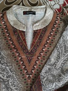 Woolen Printed Kurta