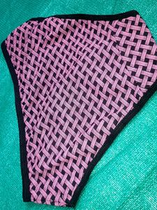 Stylish Pink &amp; Black Patterned Panties