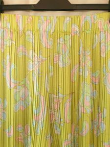 Zara Printed Pleated Trousers