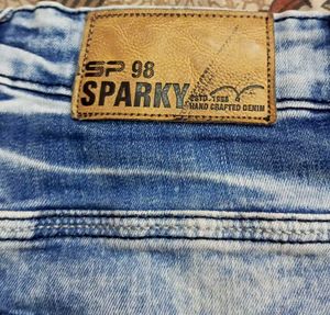 Vintage Wash Denim Jeans