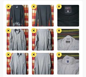 Men's Long Sleeved Shirt Pack of 3 M L XL