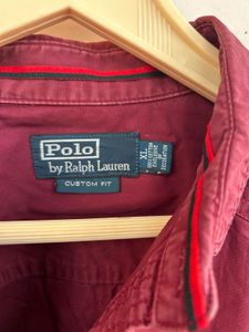 Polo Ralph Lauren Maroon Button-Down Shirt