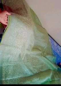 New zimmi choo saree with stitched blouse