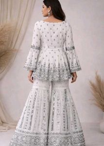 White Embellished Top
