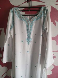 Cyan Color Kurta Set