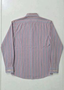 Men's Striped Button-Up Shirt