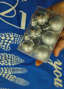 Silver Christmas Balls